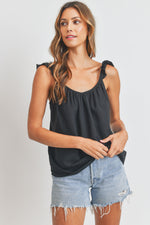 Load image into Gallery viewer, RUFFLE STRAP TANK TOP
