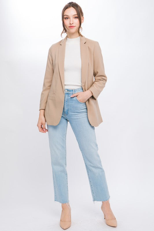 OPEN FRONT BLAZER