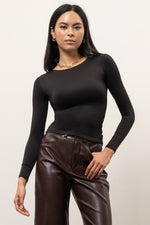 Load image into Gallery viewer, ROUND NECK LONG SLEEVE TOP
