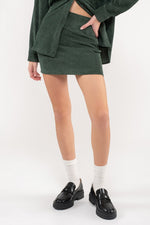 Load image into Gallery viewer, CORDUROY MINI SKIRT
