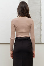 Load image into Gallery viewer, RIB KNIT LONG SLEEVE
