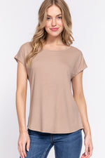 Load image into Gallery viewer, DOLMAN SLV RIBBED TOP
