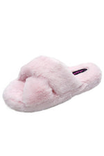 Load image into Gallery viewer, CRISS CROSS PLUSH SLIPPER
