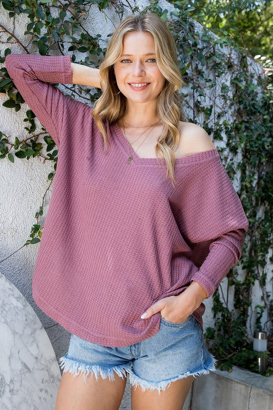 Free people southside deals thermal pullover top