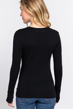 Load image into Gallery viewer, V-NECK LONGSLEEVE TOP
