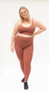 SKYE SPORTS BRA - 10 - TAN