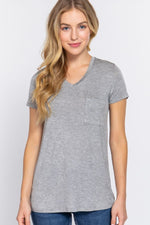 Load image into Gallery viewer, V-NECK JERSEY TSHIRT
