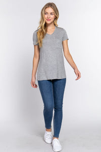 V-NECK JERSEY TSHIRT