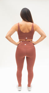 SKYE SPORTS BRA - 10 - TAN
