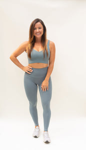 SKYE SPORTS BRA - 10 - OCEAN