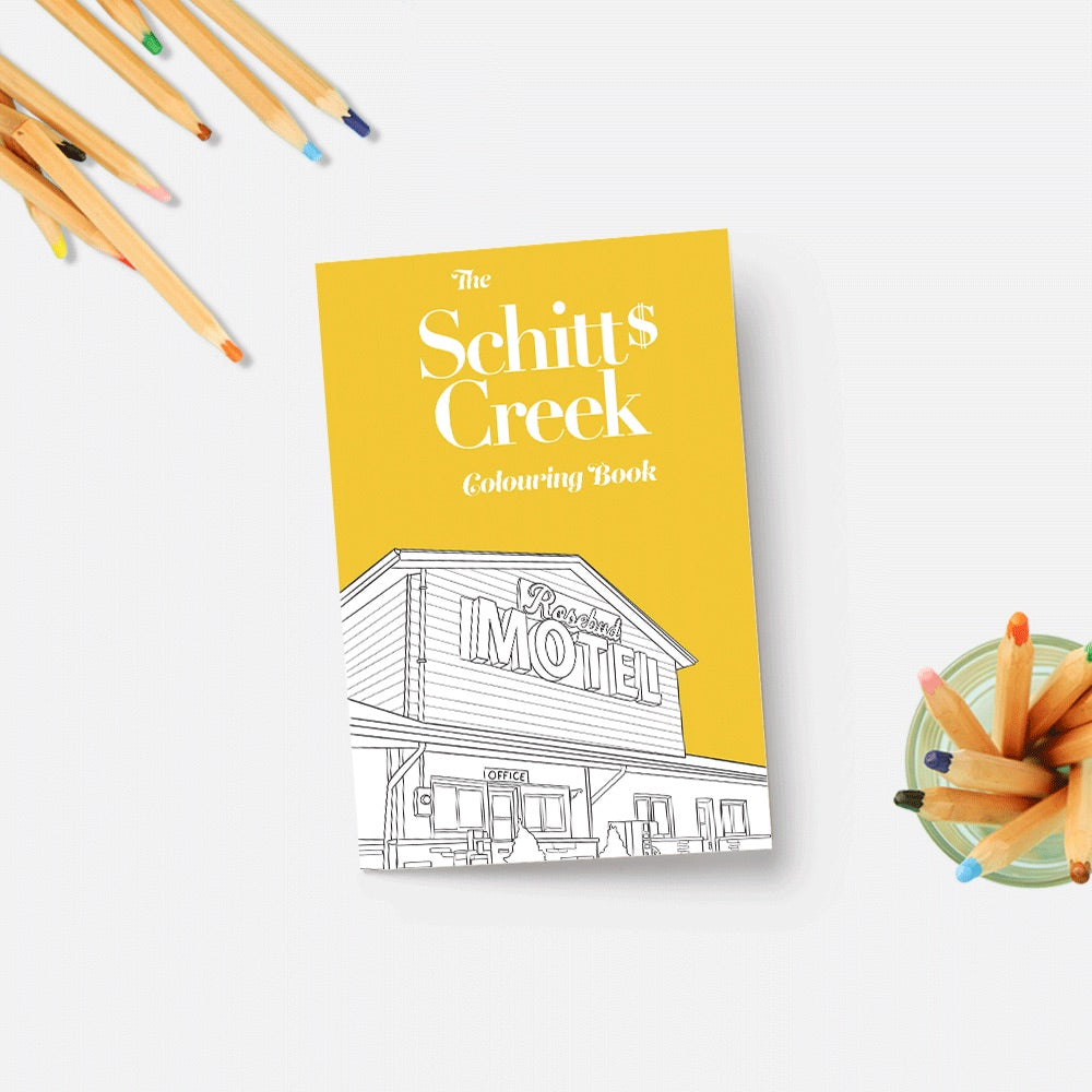 Schitts Creek colouring book