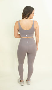 SKYE SPORTS BRA - 4 - PEBBLE